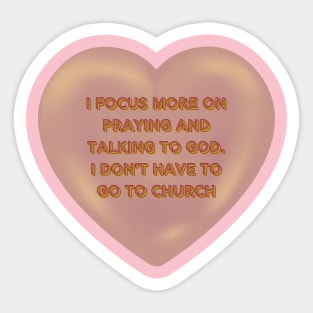 TALKING TO GOD Sticker